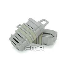 Тактический FMA MP7 Molle Быстрый журнал полимер кобура для страйкбола серо-зеленый FG