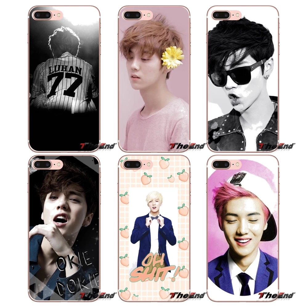 Прозрачные мягкие чехлы exo luhan для Huawei P Smart Y6 Ascend P8 P9 P10 Plus Nova P20 Lite Pro Mini 2017 |