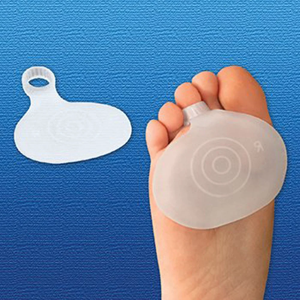 Gel Forefoot Metatarsal Ball of Foot Pads Toe Silicone Cushion Insoles
