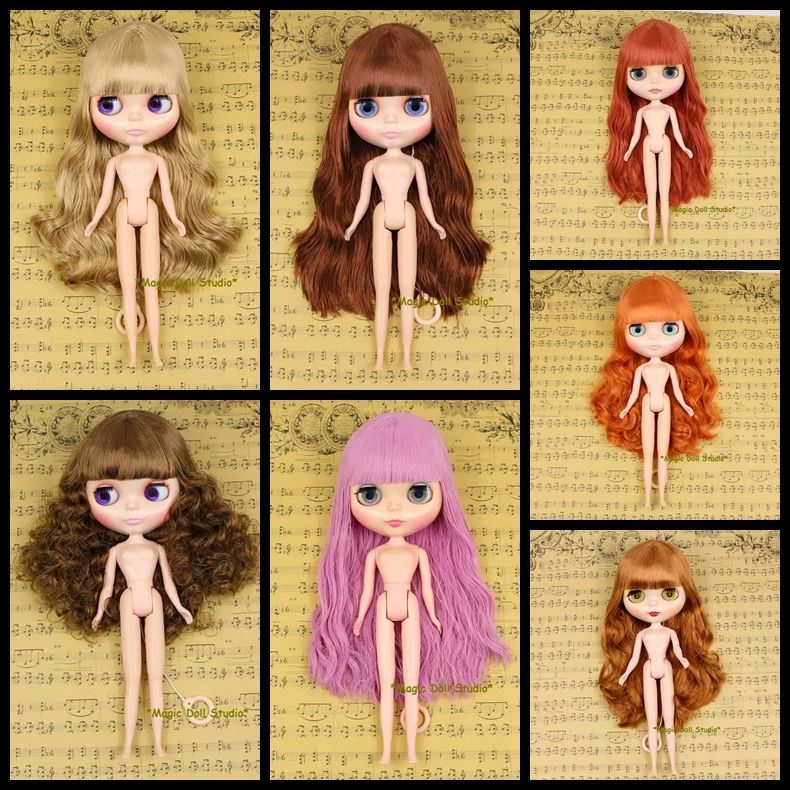 

[NBL098]Free Shipping Doll Wig / Rooted Hair Case with Japanese Hairline fit for 11.5" Neoblythe doll for retail