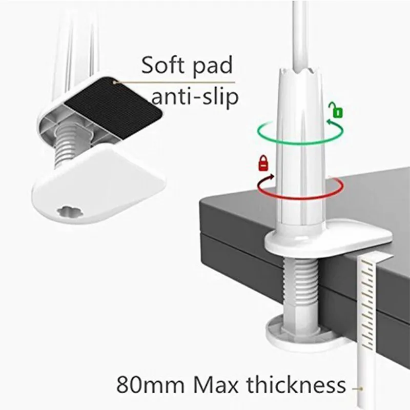 Portefeuille Universal Clamp Smartphone Desk Clip Mount Holder Tripod for Xiaomi redmi 4x 3s iPhone 8 7 Mobile Phone Accessories (6)