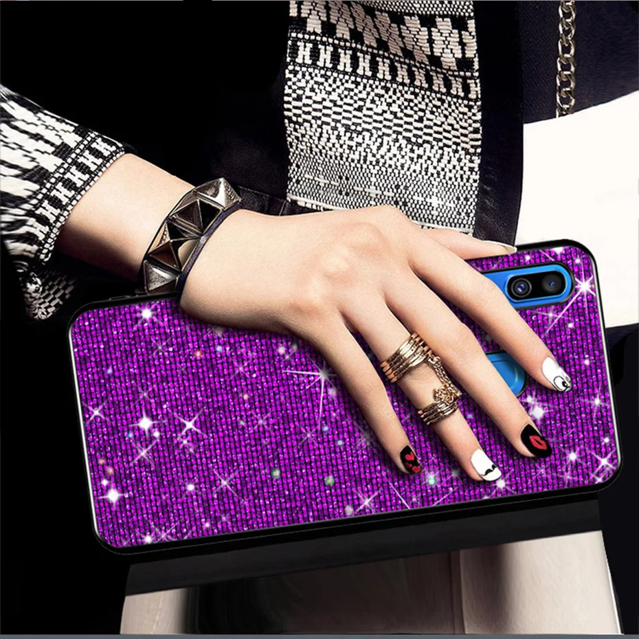Чехол для Samsung Galaxy A30 сетчатый Блестящий Мягкий чехол чехлы силиконовый A 30 2019 A305