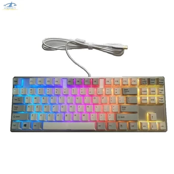 

[HFSECURITY] Waterproof 87 Keys RGB Edition Backlit Edition Realforce Structure Capacitive Keyboard