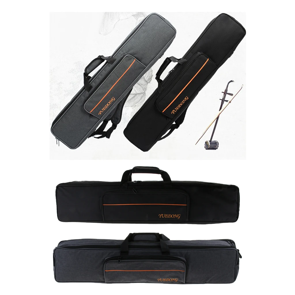 Tooyful Shock-proof Box Water-resistant Case for Jinghu Jing Erhu Ping Erhu Accessories