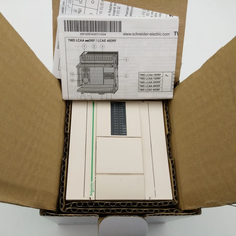 

TWDLCAA24DRF Twido PLC CPU Supply Voltage 100~240VAC 14DI 10DO Relay