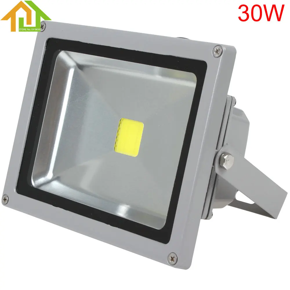 

220V 30W Outdoor LED Flood Light 2700-3000LM 130 Degrees Beam White / Warm White Waterproof 30W LED Floodlight