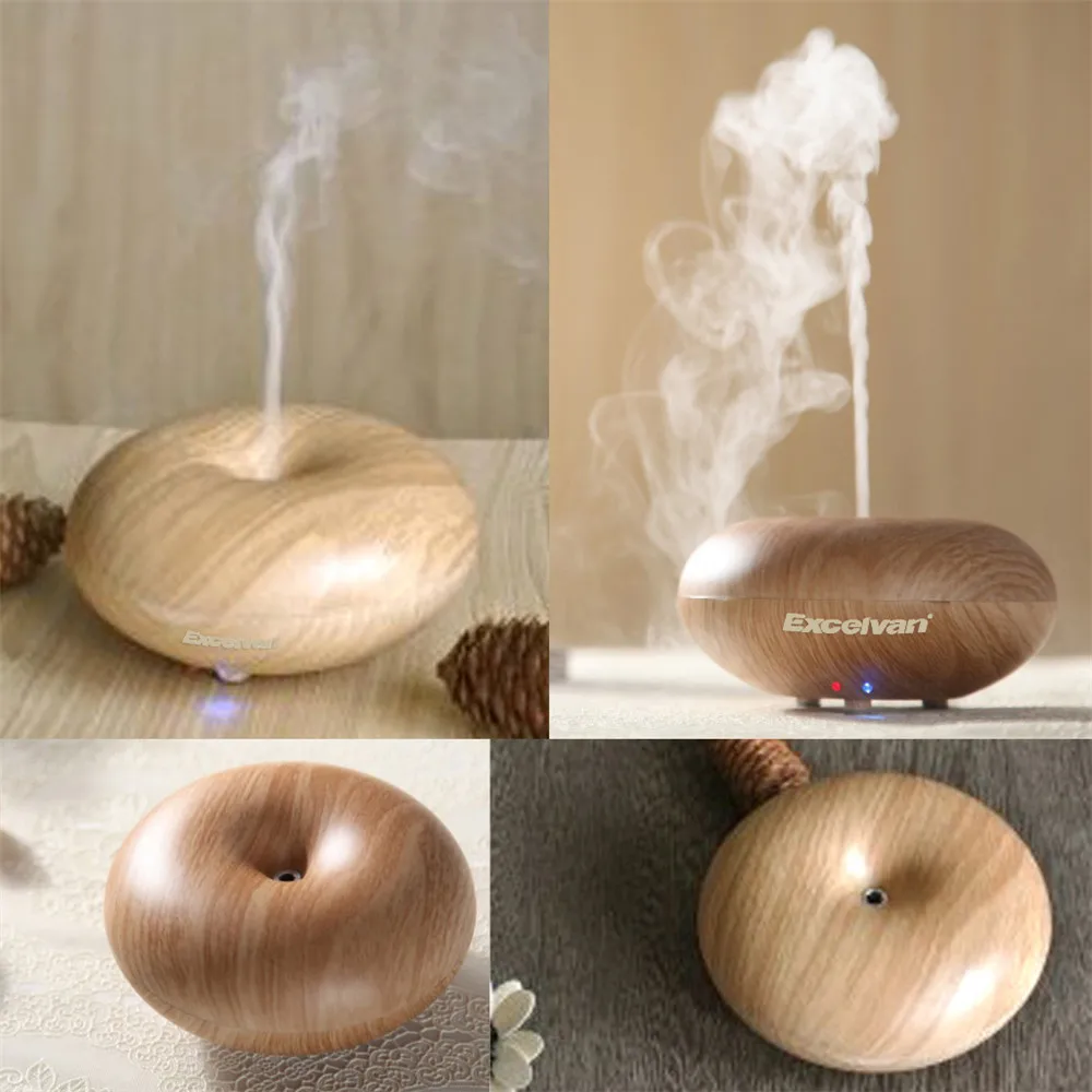 Excelvan Aroma Diffuser Ultrasonic Humidifier Air Mist Aromatherapy Purifier Light Woodgrain GX-03K Hot Sale16