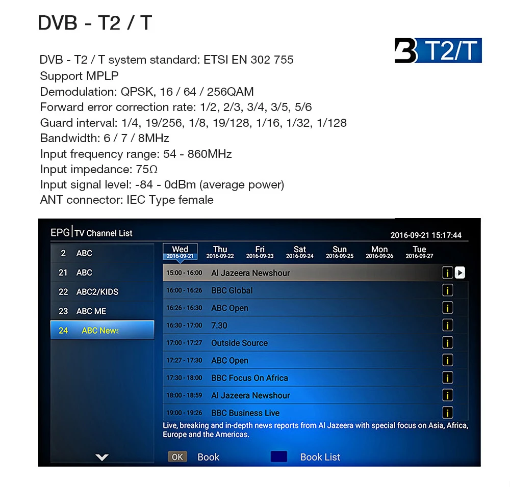 FREESAT GTMedia GTC спутниковый ТВ приемник DVB-S2/C/T2/ISDB-T Android 6,0 Smart tv Box Amlogic S905D 2 Гб 16 Гб BT4.0 H.265 декодер