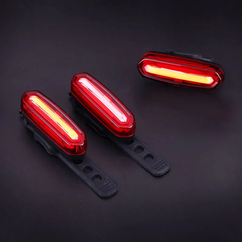 Excellent Deemount 100 LM Rechargeable COB LED USB Mountain Bike Tail Light Taillight MTB Safety Warning Bicycle Rear Light Bicycle Lamp 2