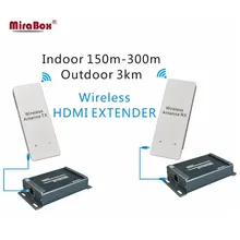 HDMI Extender Wireless HD Video/Audio Signal Transmission HDMI wireless Extender HD receiver and transmitter 1080p Up to 3km