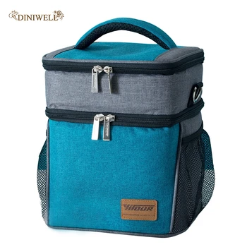 

Oxford Cloth Lunch Box Insulated Storage Bag Large Cooler Tote Bag For Men Women With Shoulder Picnic Outdoor Party Organizer