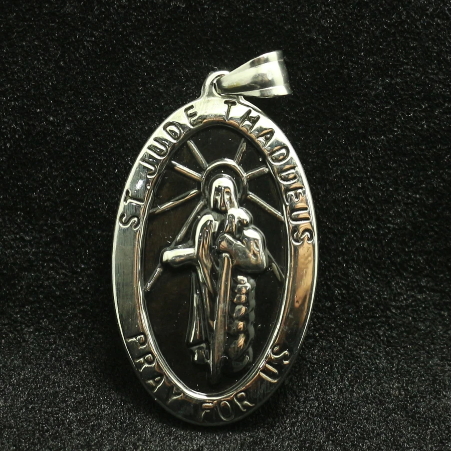 

316L Stainless Steel Cool ST JUDE THADDEUS Golden Silver Pendant