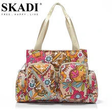 SKADI Meerjungfrau Hoher Kapazität Blume Wasserdicht Frauen Handtaschen Heißer Verkauf Umhängetaschen Nylon Berühmte Marke Frauen Messenger Bags