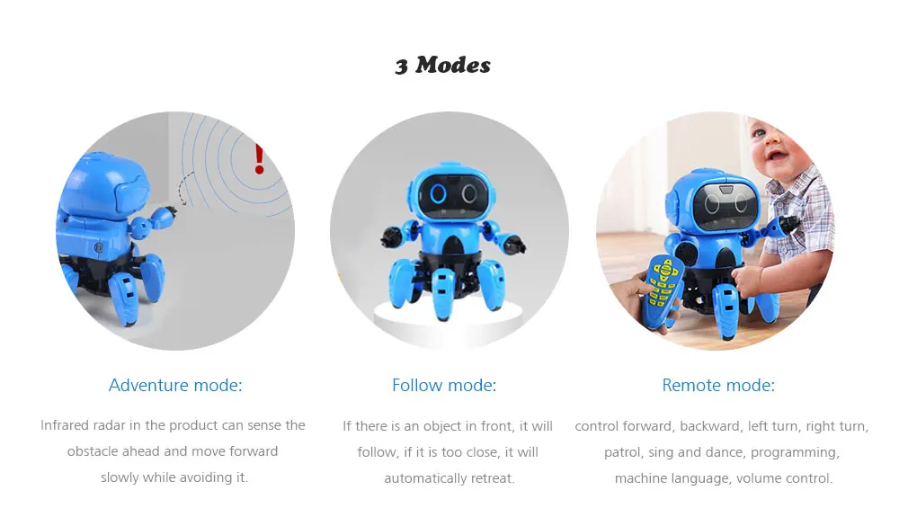 6 брюки с широкими штанинами RC робот распознавание жестов инфракрасное препятствие шагающий робот MoFun "сделай сам" для сборки Smart отслеживания интерактивные игрушки для детей