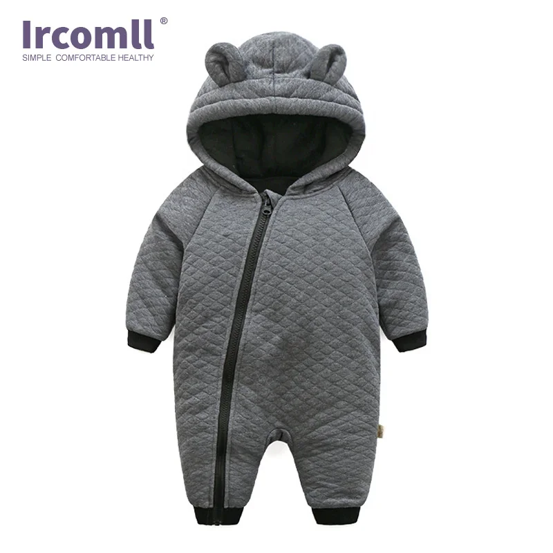 Ircomll Новый 2018 одежда для малышей и мальчиков постарше Ползунки с длинным рукавом Комбинезоны в полоску комбинезон для новорожденных хлопок