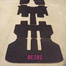 Специальные автомобильные коврики+ коврик для багажника для правого привода Toyota Alphard 7 мест-2002 водонепроницаемые ковры