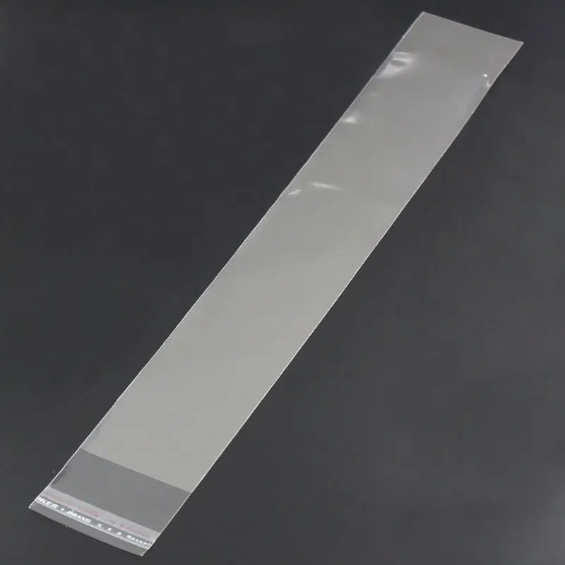 

Free Shipping! Plastic Bags Clear Self Adhesive Seal Transparent(Usable Space 27.3x4.4cm) 30.5x4.4cm,200PCs (B24065)