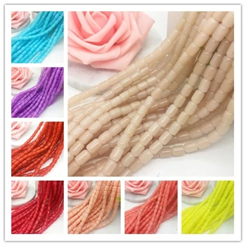 

DIY 30Pcs 6X8mm Glass Crystal Cylinder Spacer Loose Beads Jewelry Making Pick