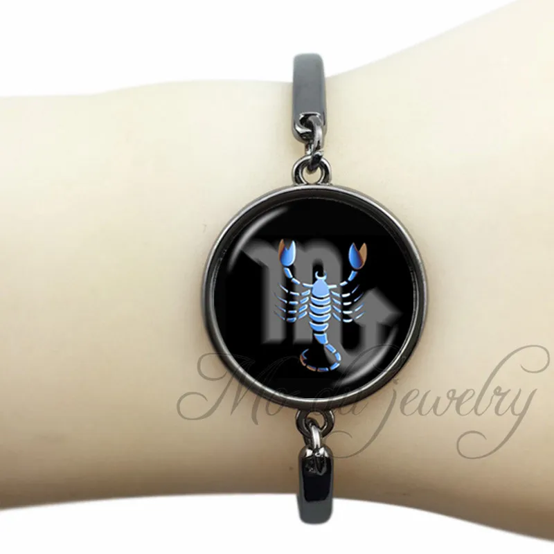 Buy Glass Dome Bracelet Scorpio Bracelet Zodiac