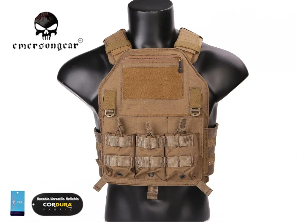 Emersongear 420 несущая пластина тактический жилет открытый стрельба военный Molle Combat 420 жилет EM7362 мультикам черный