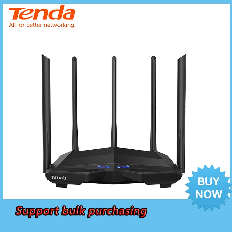 

Tenda AC11 Wireless AC1200 WiFi Router with 2.4G/5.0G High Gain Antenna Home Coverage Dual Band Wireless Router,App Control