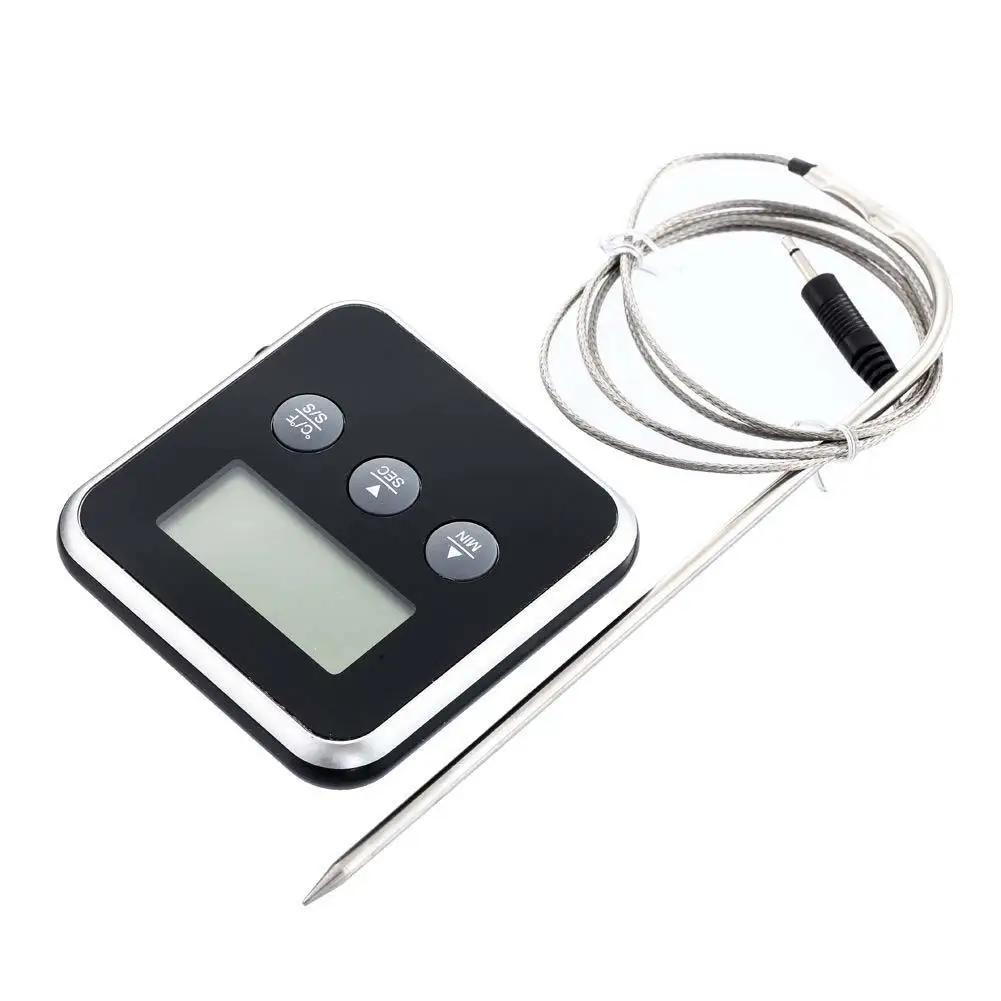 Digital Food Thermometer BBQ Cooking Meat Hot Water Measure Probe