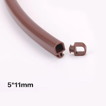 

3 meters bridge aluminum window silicone rubber seal strip dustproof door window weatherstrip door gasket