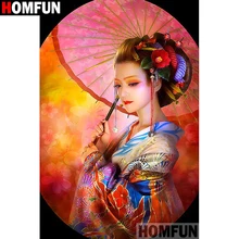HOMFUN Алмазная картина "красота" Вышивка крестом на заказ фото алмаз, вышивка квадратными круглыми настенный Декор для дома A07079