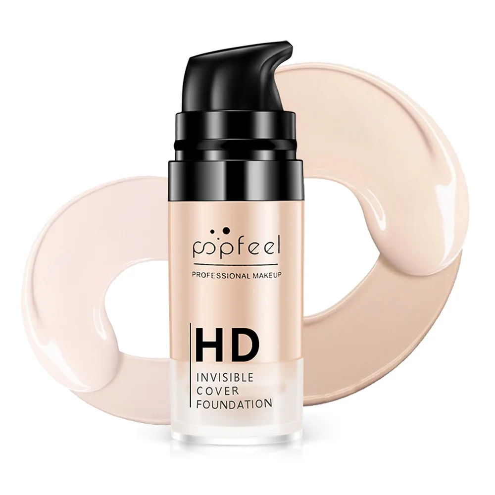 POPFEEL Face Liquid Foundation Makeup Base Foundation BB Cream Concealer Whitening Moisturizer Oil-control makeup