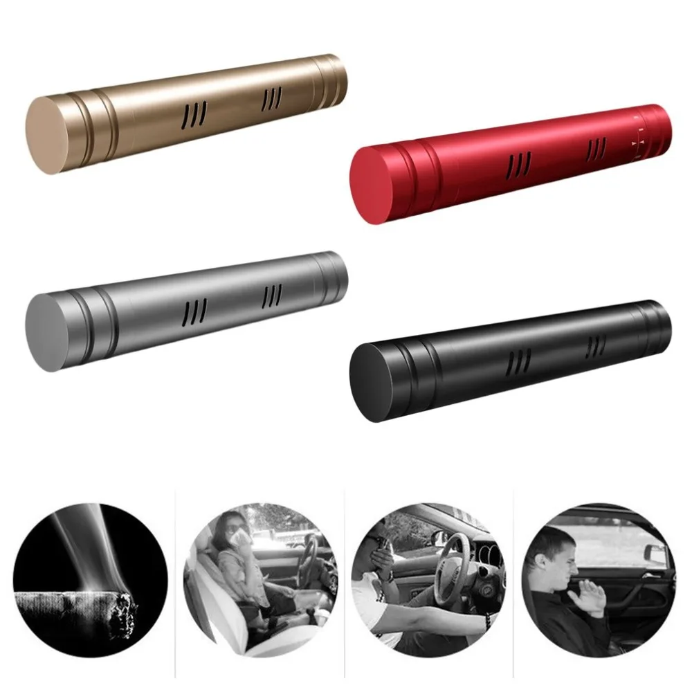 

drop shiping Car Air Freshener Perfume Aromatherapy Clamp Solid Air Purifier Auto Vent Diffuser Mini Aluminum Fragrance Bar
