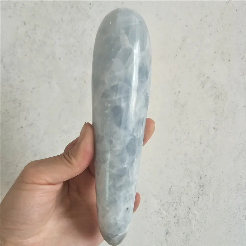 Buy large crystal stone wand large long celestine