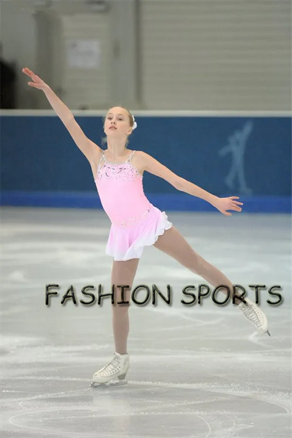 Custom Figure Skating Clothing Spandex New Brand Competition Skating Dress Kids HB1472dress