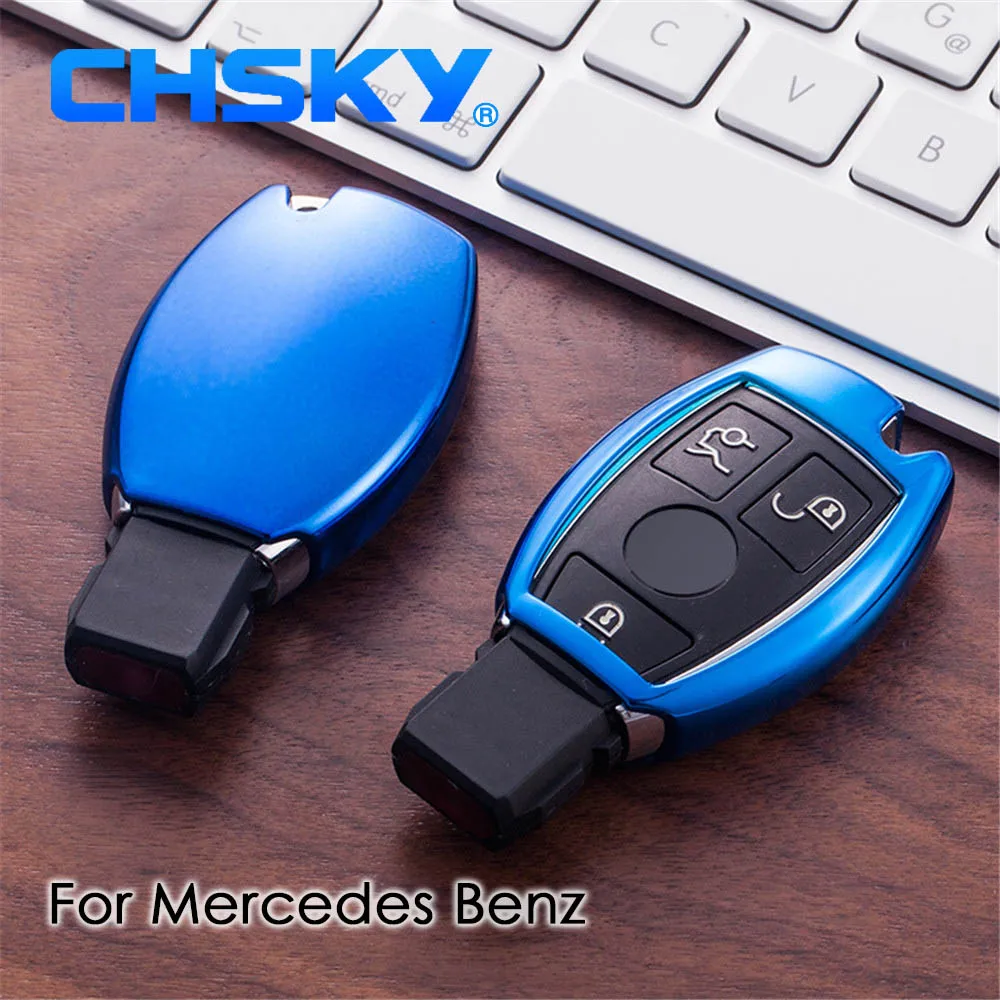 CHSKY TPU For mercedes key cover Case For mercedes benz w212 W210 A B C