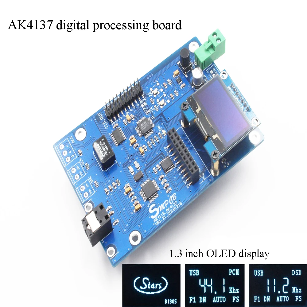 

AK4137 DAC SRC Audio 384K 32Bit DSD256 DSD IIS conversion for hifi amplifier With remote control