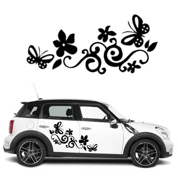 Erfly Flower Cars Wall Stickers Car Window Sticker Notebook Erfly Flower Cars Wall Stickers Car Window Sticker Notebook Decal Vinyl Automobiles Decals Quotes