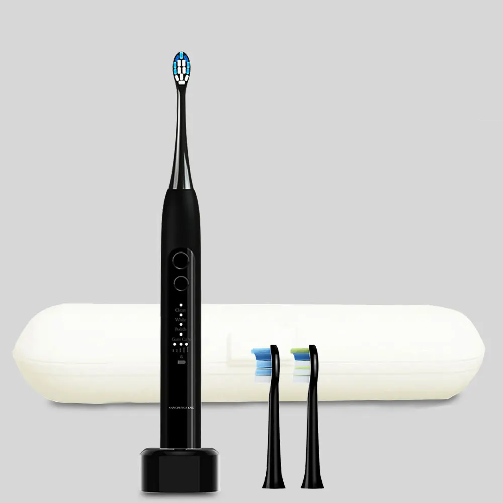 

Powerful 31000 times/min Sonic Electric Toothbrush Eight DuPont heads*6 Ultrasonic Whitening Teeth Wireless Oral Hygiene timer