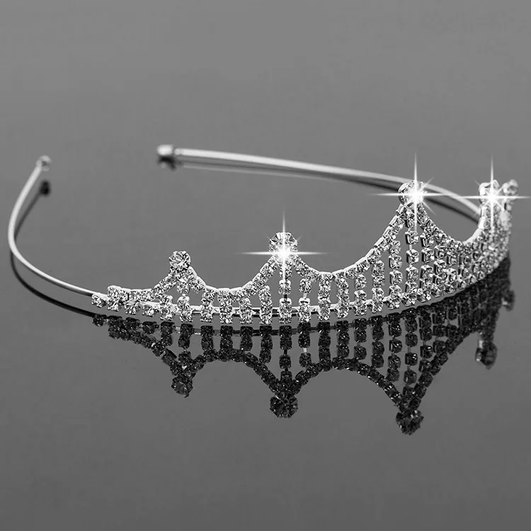 

Wedding Bridal Bridesmaid Tiara Crown Headband Christmas gift Girls Crystal Rhinestone Party Jewelry hair accessories 200pcs/lot