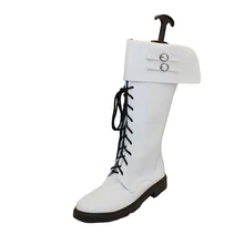 Cosplay DRAMAtical Murder Clear Men's Shoes High Quality Leather Boots Custom цена Cosplay DRAMAtical Murder Clear Men's Shoes High Quality Leather Boots Custom цены онлайн