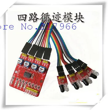 

10PCS X 4-way infrared tracing / tracking module / transmission line modules / obstacle avoidance / car / robot sensors