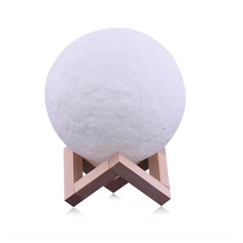 Night Lamp Rechargeable 3D Print Moon Lamp 2 Color Change Touch Switch Bedroom Bookcase Night Light Home Decor Creative Gift (4)