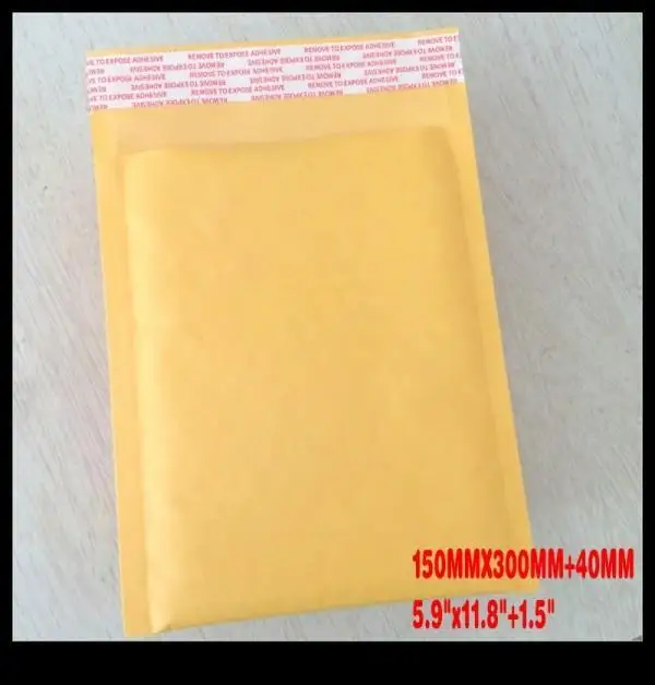 Free shipping 50PCS/lot Kraft Padded Bubble Mailers Padded Envelopes
