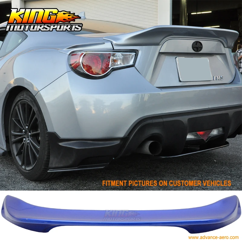 Fit 13 16 Scion FRS Subaru BRZ Painted Trunk Spoiler Wr Blue Pearl O2C