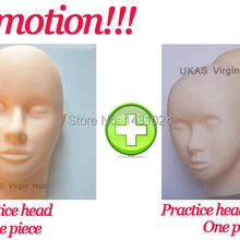 Голова манекена для макияжа голова-манекен для практики дляспециалистов по наращиванию ресниц Манекен-голова для обучения закрытый+ повязка для головы массаж кожи лица татуировки