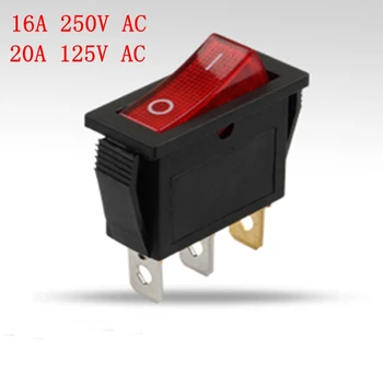 

Electric wok electric cooker rocker switch boat shape second gear three feet 13.5*31 ship type switch KCD3-101