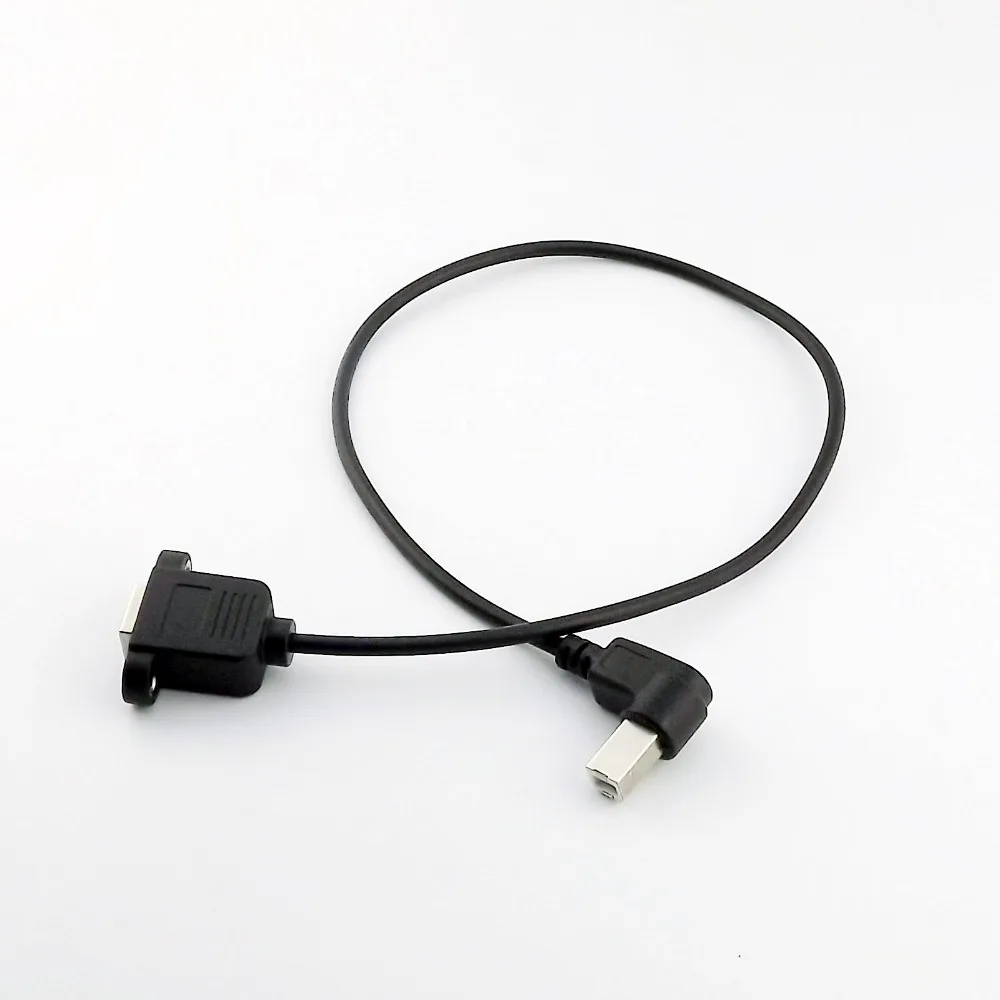 10x USB 2,0 B мужской 90 градусов под прямым углом к USB 2,0 B гнездо панель принтера крепление соединительного кабеля 30 см/50 см