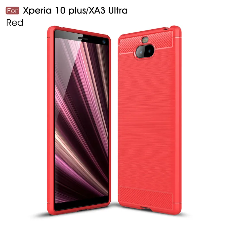 For Sony Xperia 10 Plus Case Soft TPU Silicone Cover XA3 Ultra / Funda | Мобильные телефоны и аксессуары