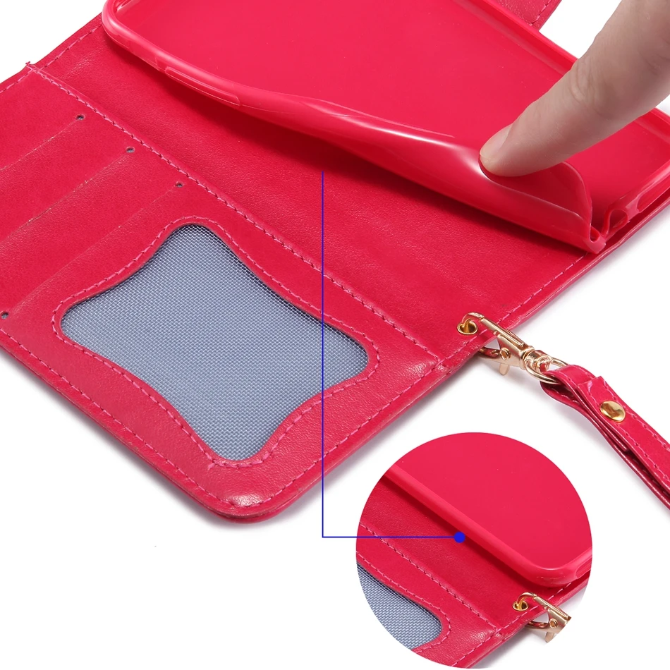 for S3 S4 S5 S6 edge Coque Luxury Green Luminous 3D Painting Flip Wallet Back Cover Samsung Galaxy S8+ S8 S7 edge S8 Plus Case (11)