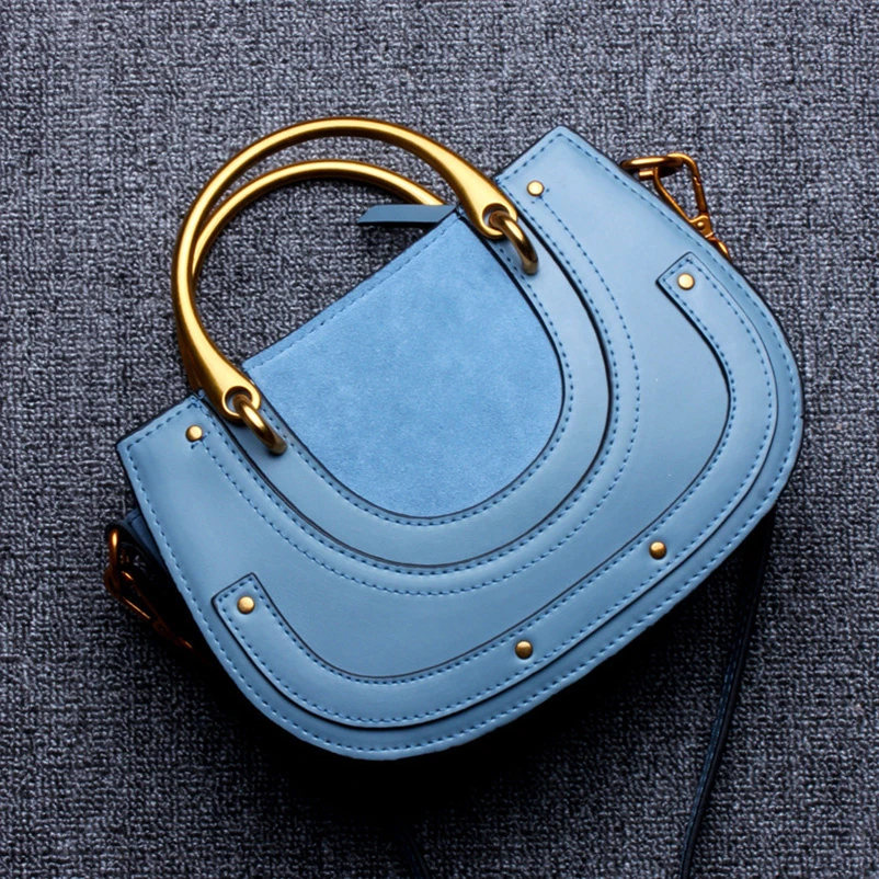 Nevenka Geniune Leather Shoulder Bag Female Saddle Bag Ladies Vintage Crossbody Bag 03