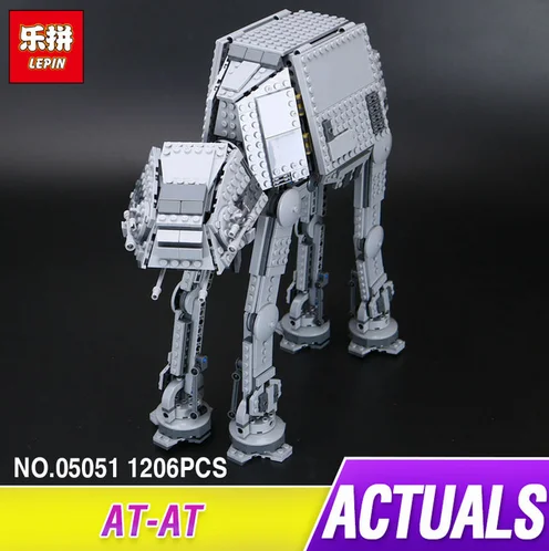 

Lepin 05051 Star Genuine new War Series The AT Transportation Armored Robot AT Educational Building Blocks Bricks Toys 75054
