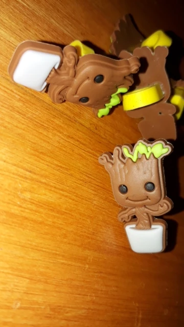 6 шт. мультфильм Groot наконечники на карандаш симпатичный карандаш ручки аксессуары шапки школьные канцелярские вечерние подарки для детей подарок на день рождения